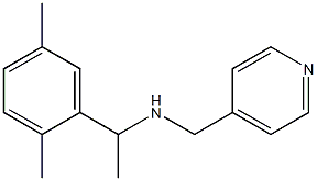 [1-(2,5-dimethylphenyl)ethyl](pyridin-4-ylmethyl)amine