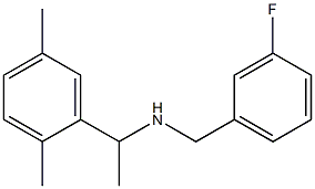 [1-(2,5-dimethylphenyl)ethyl][(3-fluorophenyl)methyl]amine