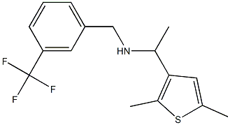 [1-(2,5-dimethylthiophen-3-yl)ethyl]({[3-(trifluoromethyl)phenyl]methyl})amine
