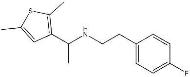  [1-(2,5-dimethylthiophen-3-yl)ethyl][2-(4-fluorophenyl)ethyl]amine