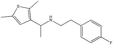 [1-(2,5-dimethylthiophen-3-yl)ethyl][2-(4-fluorophenyl)ethyl]amine Structure