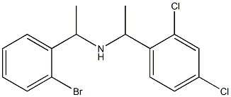 [1-(2-bromophenyl)ethyl][1-(2,4-dichlorophenyl)ethyl]amine|