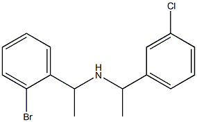 [1-(2-bromophenyl)ethyl][1-(3-chlorophenyl)ethyl]amine