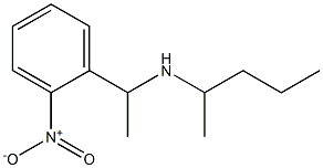 [1-(2-nitrophenyl)ethyl](pentan-2-yl)amine 结构式