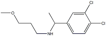 [1-(3,4-dichlorophenyl)ethyl](3-methoxypropyl)amine Struktur