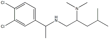 [1-(3,4-dichlorophenyl)ethyl][2-(dimethylamino)-4-methylpentyl]amine Struktur