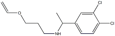 [1-(3,4-dichlorophenyl)ethyl][3-(ethenyloxy)propyl]amine Structure