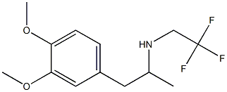 [1-(3,4-dimethoxyphenyl)propan-2-yl](2,2,2-trifluoroethyl)amine Structure