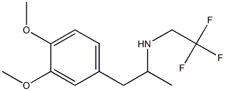 [1-(3,4-dimethoxyphenyl)propan-2-yl](2,2,2-trifluoroethyl)amine|