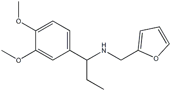  [1-(3,4-dimethoxyphenyl)propyl](furan-2-ylmethyl)amine