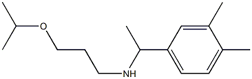 [1-(3,4-dimethylphenyl)ethyl][3-(propan-2-yloxy)propyl]amine Struktur