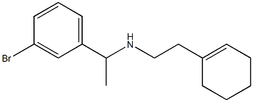  [1-(3-bromophenyl)ethyl][2-(cyclohex-1-en-1-yl)ethyl]amine