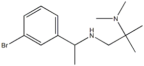 [1-(3-bromophenyl)ethyl][2-(dimethylamino)-2-methylpropyl]amine Struktur