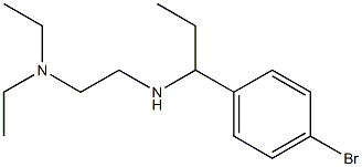 [1-(4-bromophenyl)propyl][2-(diethylamino)ethyl]amine,,结构式