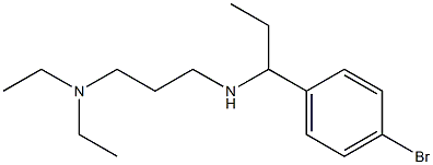 [1-(4-bromophenyl)propyl][3-(diethylamino)propyl]amine|