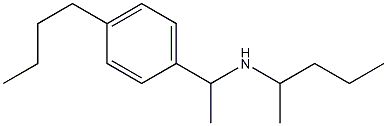 [1-(4-butylphenyl)ethyl](pentan-2-yl)amine Struktur