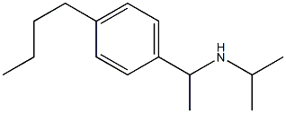 [1-(4-butylphenyl)ethyl](propan-2-yl)amine Structure