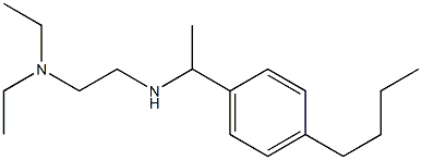 [1-(4-butylphenyl)ethyl][2-(diethylamino)ethyl]amine|
