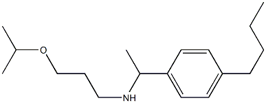 [1-(4-butylphenyl)ethyl][3-(propan-2-yloxy)propyl]amine|