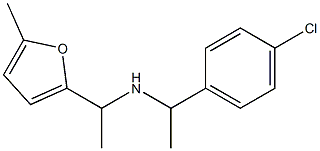 [1-(4-chlorophenyl)ethyl][1-(5-methylfuran-2-yl)ethyl]amine