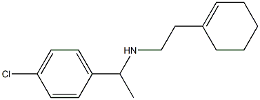 [1-(4-chlorophenyl)ethyl][2-(cyclohex-1-en-1-yl)ethyl]amine|
