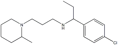 [1-(4-chlorophenyl)propyl][3-(2-methylpiperidin-1-yl)propyl]amine