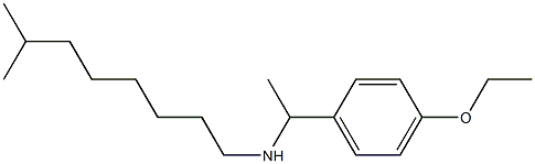 [1-(4-ethoxyphenyl)ethyl](7-methyloctyl)amine Structure