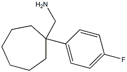 [1-(4-fluorophenyl)cycloheptyl]methanamine Struktur