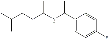 [1-(4-fluorophenyl)ethyl](5-methylhexan-2-yl)amine Structure