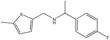 [1-(4-fluorophenyl)ethyl][(5-methylthiophen-2-yl)methyl]amine Structure