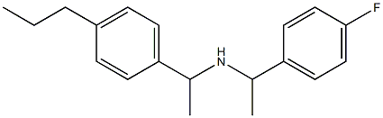 [1-(4-fluorophenyl)ethyl][1-(4-propylphenyl)ethyl]amine