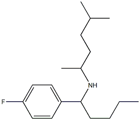  [1-(4-fluorophenyl)pentyl](5-methylhexan-2-yl)amine