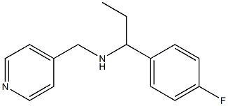 [1-(4-fluorophenyl)propyl](pyridin-4-ylmethyl)amine