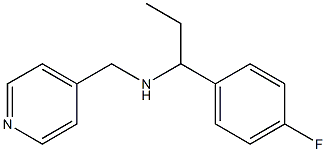 [1-(4-fluorophenyl)propyl](pyridin-4-ylmethyl)amine|