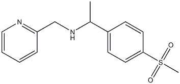  [1-(4-methanesulfonylphenyl)ethyl](pyridin-2-ylmethyl)amine