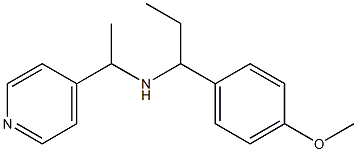 [1-(4-methoxyphenyl)propyl][1-(pyridin-4-yl)ethyl]amine