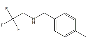 [1-(4-methylphenyl)ethyl](2,2,2-trifluoroethyl)amine Structure