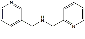 [1-(pyridin-2-yl)ethyl][1-(pyridin-3-yl)ethyl]amine,,结构式