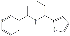 [1-(pyridin-3-yl)ethyl][1-(thiophen-2-yl)propyl]amine Structure