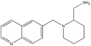 [1-(quinolin-6-ylmethyl)piperidin-2-yl]methanamine Structure