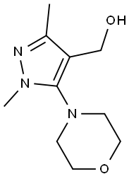 [1,3-dimethyl-5-(morpholin-4-yl)-1H-pyrazol-4-yl]methanol