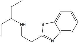 [2-(1,3-benzothiazol-2-yl)ethyl](pentan-3-yl)amine Structure