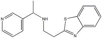 [2-(1,3-benzothiazol-2-yl)ethyl][1-(pyridin-3-yl)ethyl]amine Struktur