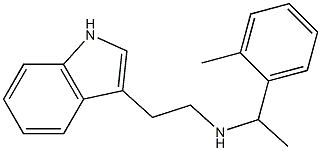 [2-(1H-indol-3-yl)ethyl][1-(2-methylphenyl)ethyl]amine Structure