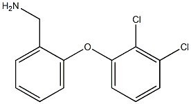 [2-(2,3-dichlorophenoxy)phenyl]methanamine Structure