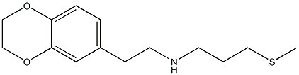  [2-(2,3-dihydro-1,4-benzodioxin-6-yl)ethyl][3-(methylsulfanyl)propyl]amine