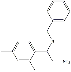 [2-amino-1-(2,4-dimethylphenyl)ethyl](benzyl)methylamine Structure