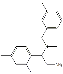  [2-amino-1-(2,4-dimethylphenyl)ethyl][(3-fluorophenyl)methyl]methylamine