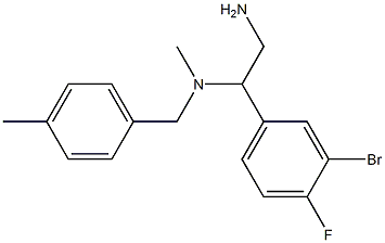 [2-amino-1-(3-bromo-4-fluorophenyl)ethyl](methyl)[(4-methylphenyl)methyl]amine