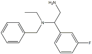 [2-amino-1-(3-fluorophenyl)ethyl](benzyl)ethylamine Structure